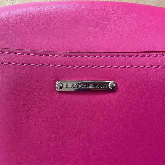 Rebecca Minkoff Magenta Skylar Studded Crossbody “Like New” - Picture 12 of 13